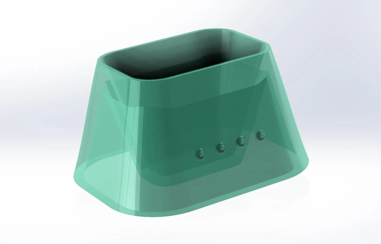 Thùng rác mini hình chóp cho rác nhỏ trên bàn làm việc