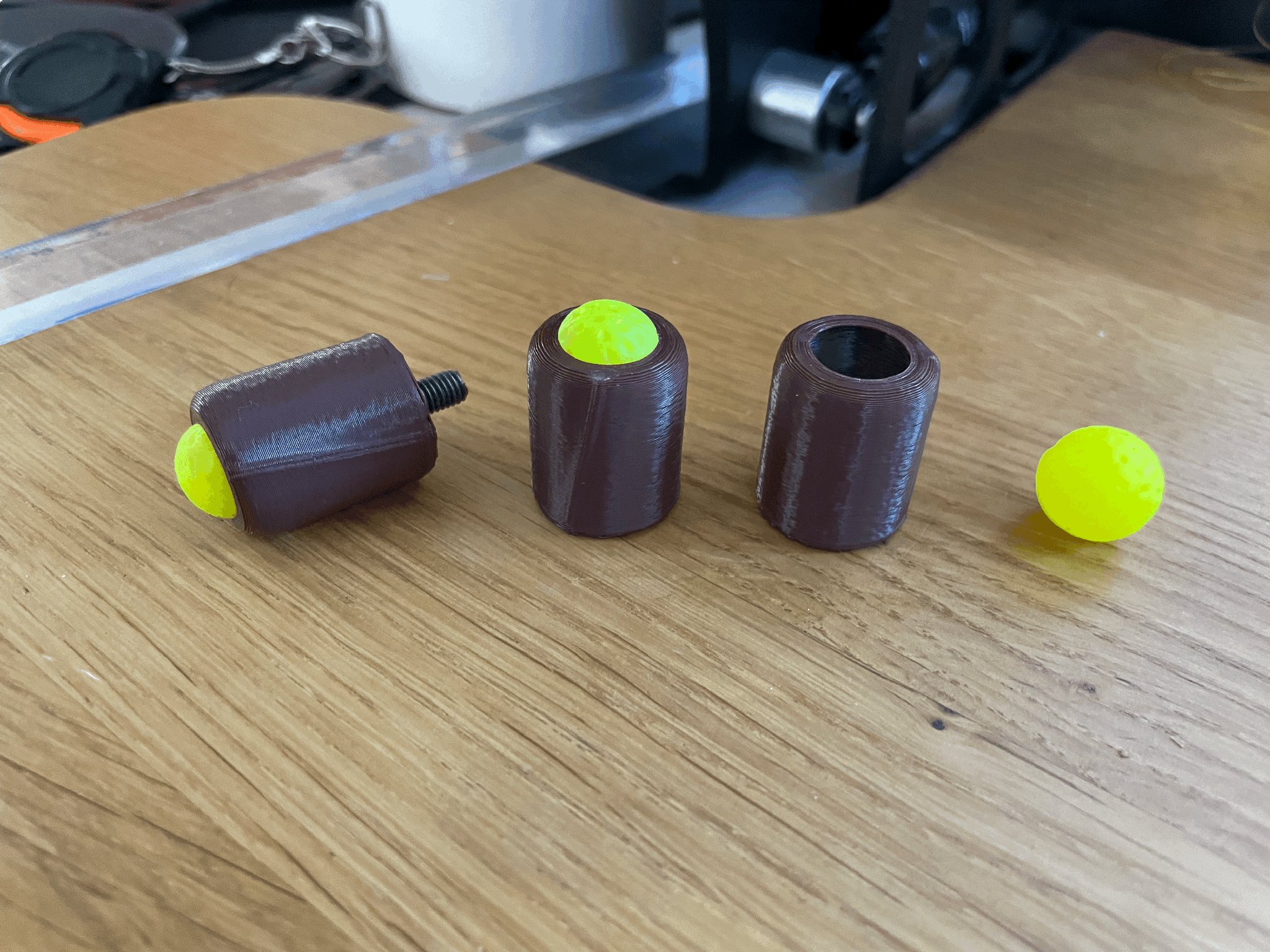 Chân cao su in được với bóng cao su cho súng NERF