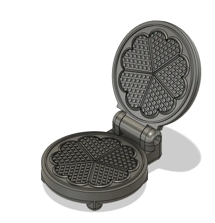 Máy làm bánh quế mini cho nhà búp bê 15x15 mm