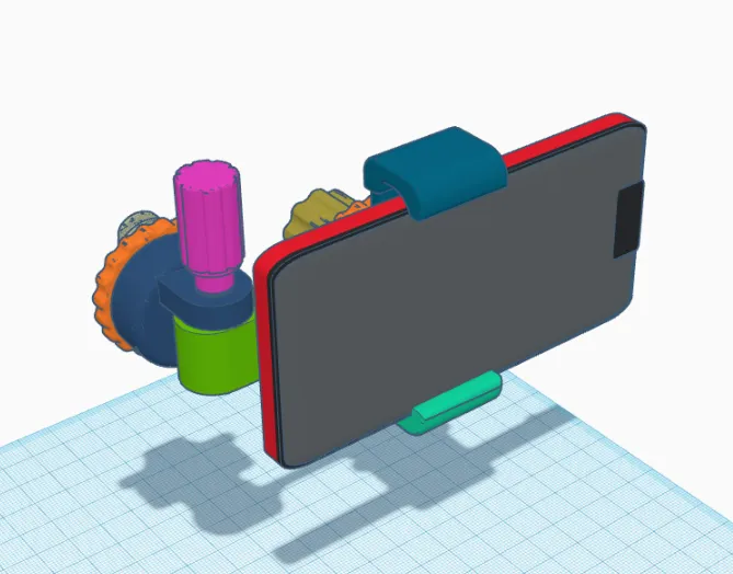 Giá đỡ điện thoại cho thùng máy tính Qube 500