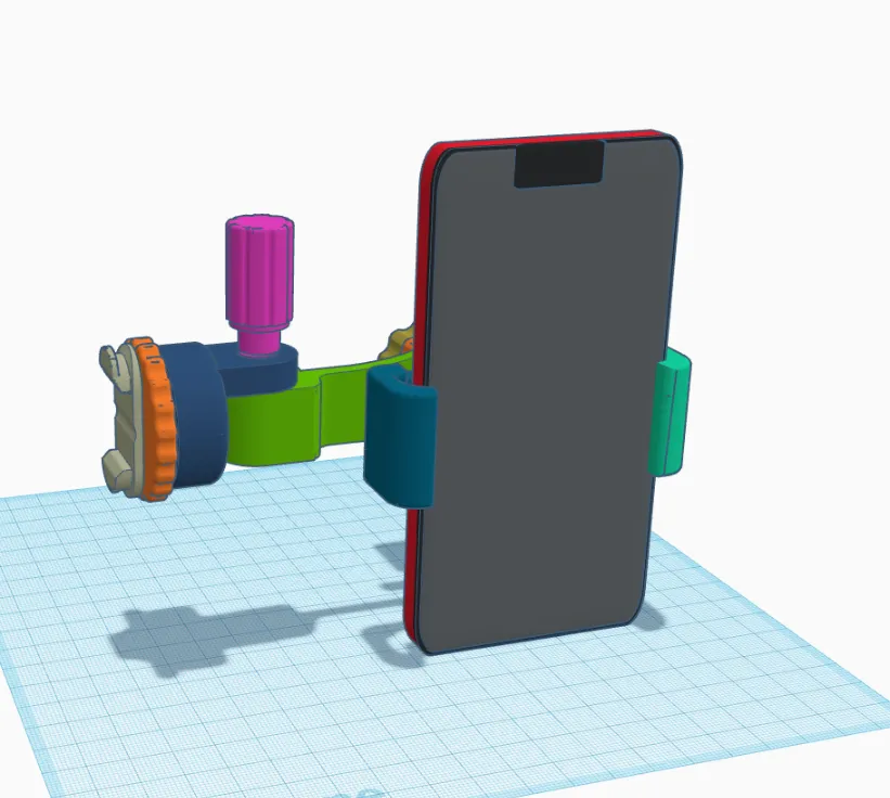 Giá đỡ điện thoại cho thùng máy tính Qube 500