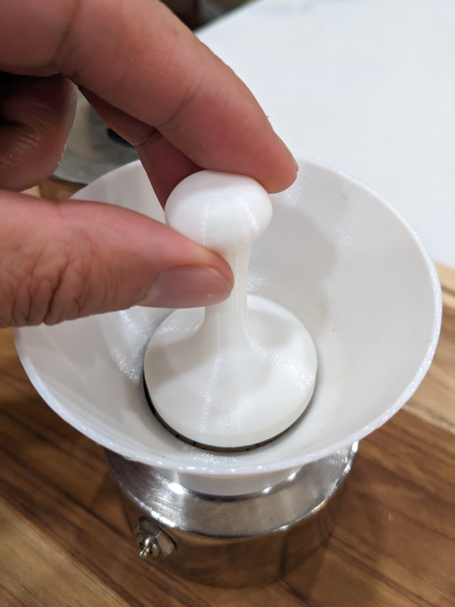 Bộ dụng cụ phễu và nén cà phê cho nồi moka Bialetti Musa 2 cốc