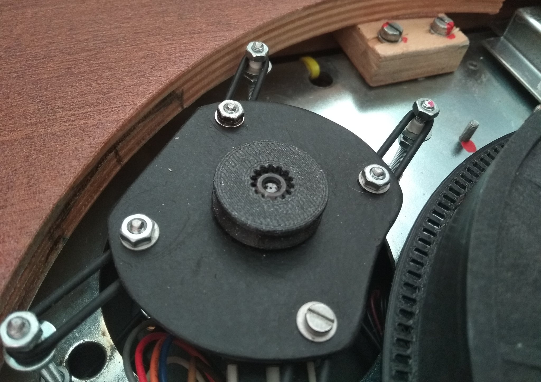 Bánh đai thay thế cho động cơ bước trong đĩa than TESLA NC-450