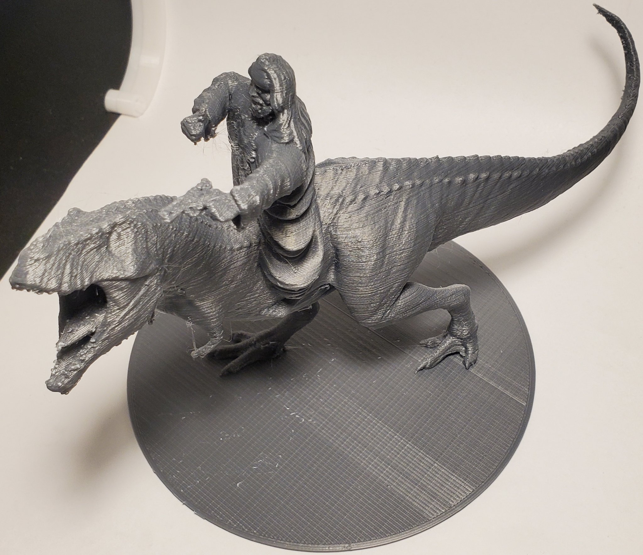 Chúa Giê-su cưỡi khủng long T-rex