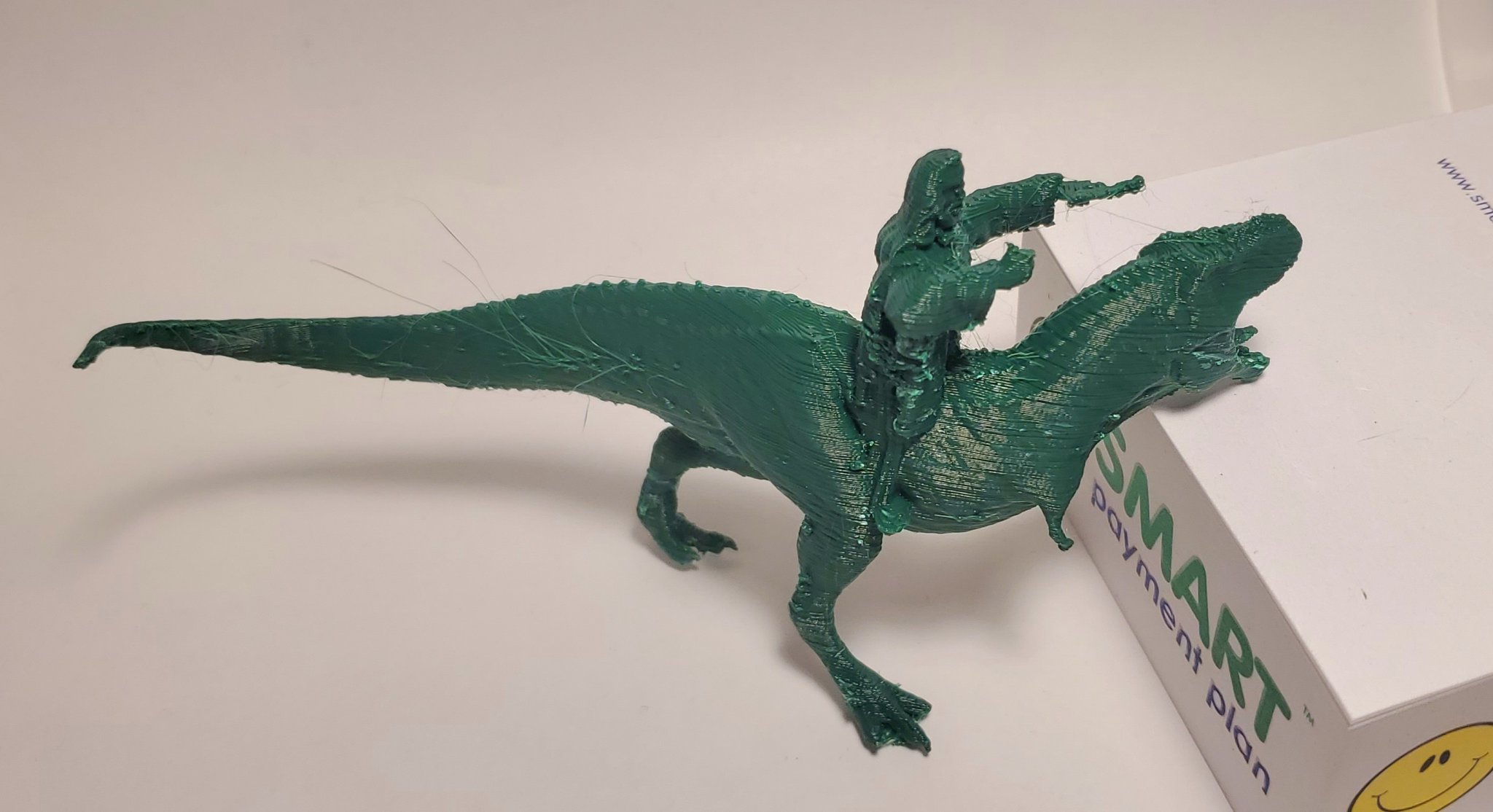 Chúa Giê-su cưỡi khủng long T-rex