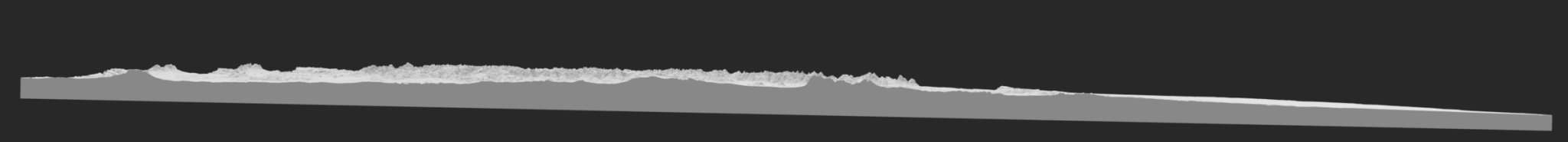 Mô hình địa hình tiểu bang Colorado để treo tường