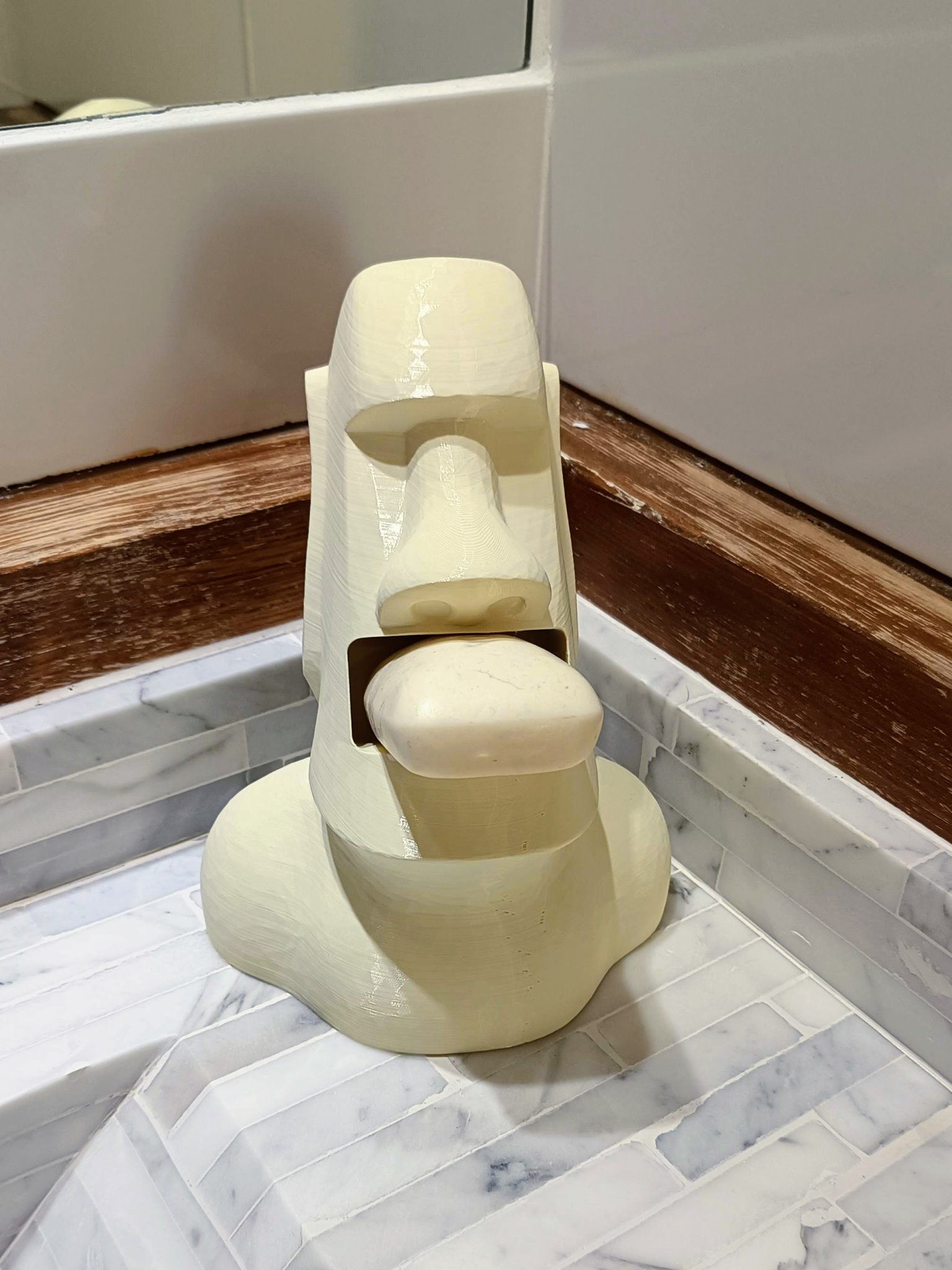 Giá đỡ xà phòng Moai 2.0 với thiết kế cải tiến