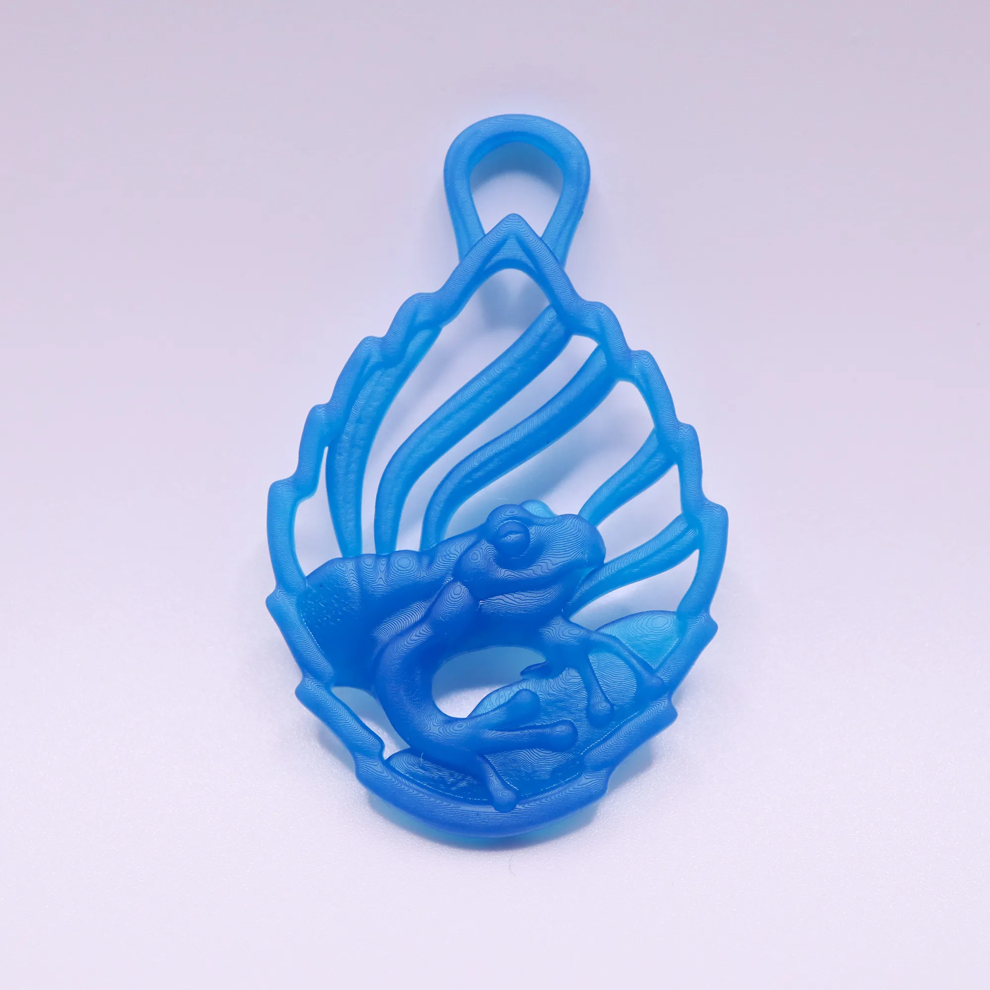 Mặt dây chuyền 3D hình lá ếch cho trang sức