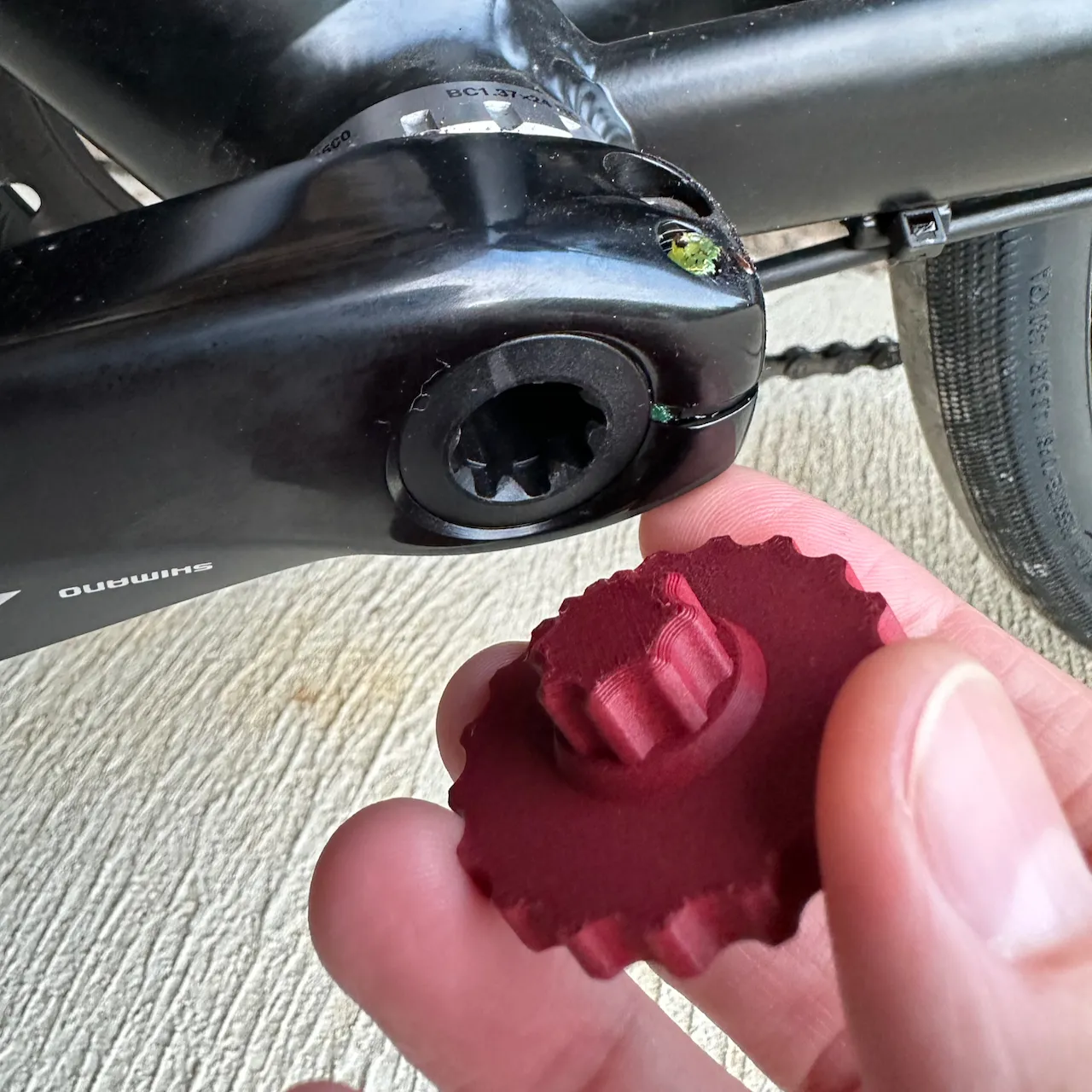 Công cụ tay lắp đặt/tháo lắp nắp trục Shimano Hollowtech II