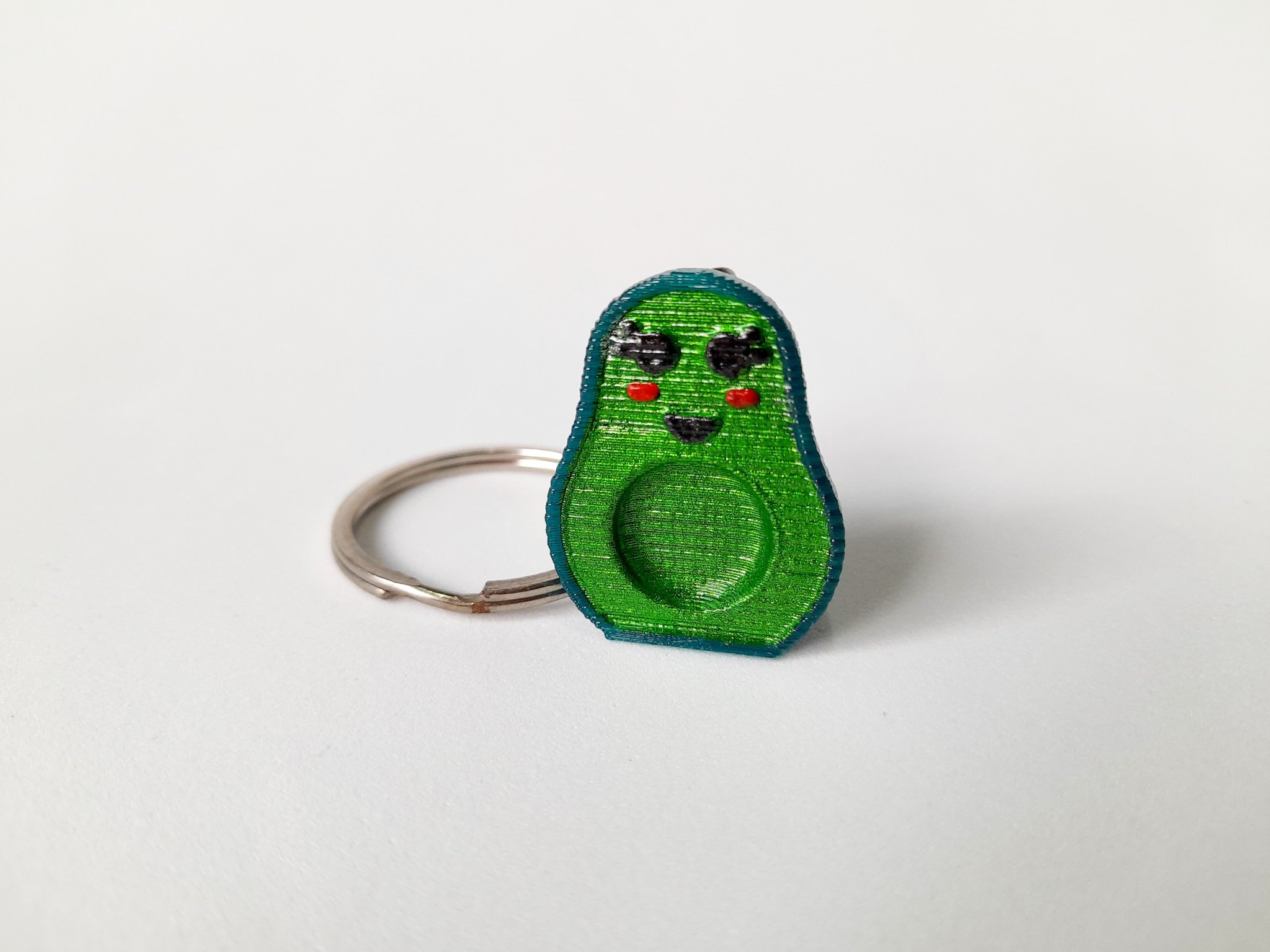 Móc chìa khóa hình quả bơ dễ thương dành cho người đặc biệt