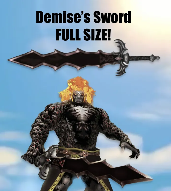 Kiếm của Demise trong The Legend of Zelda: Skyward Sword