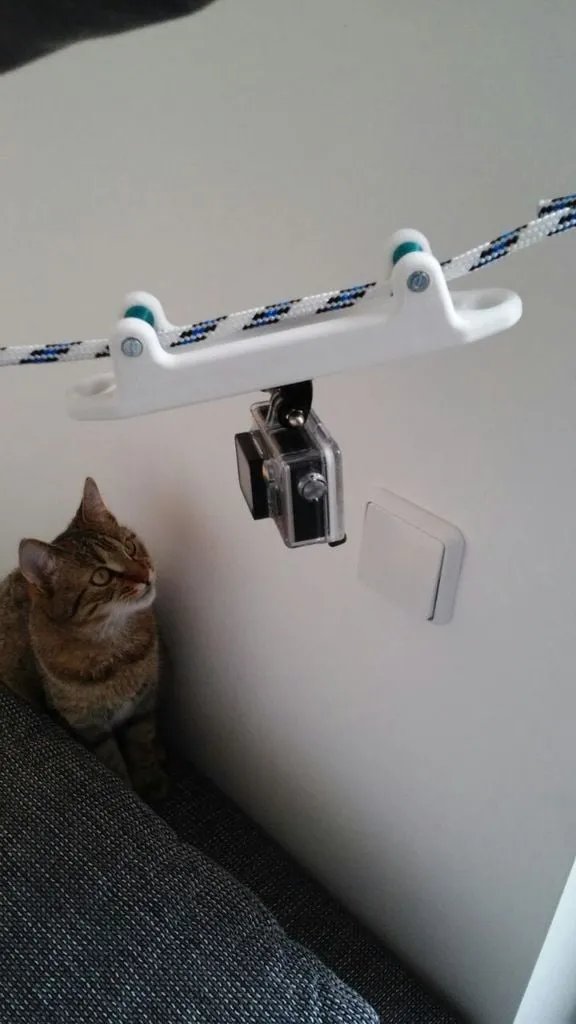 Giá đỡ GoPro cho thuyền với hệ thống dây kéo RopeSlide V2