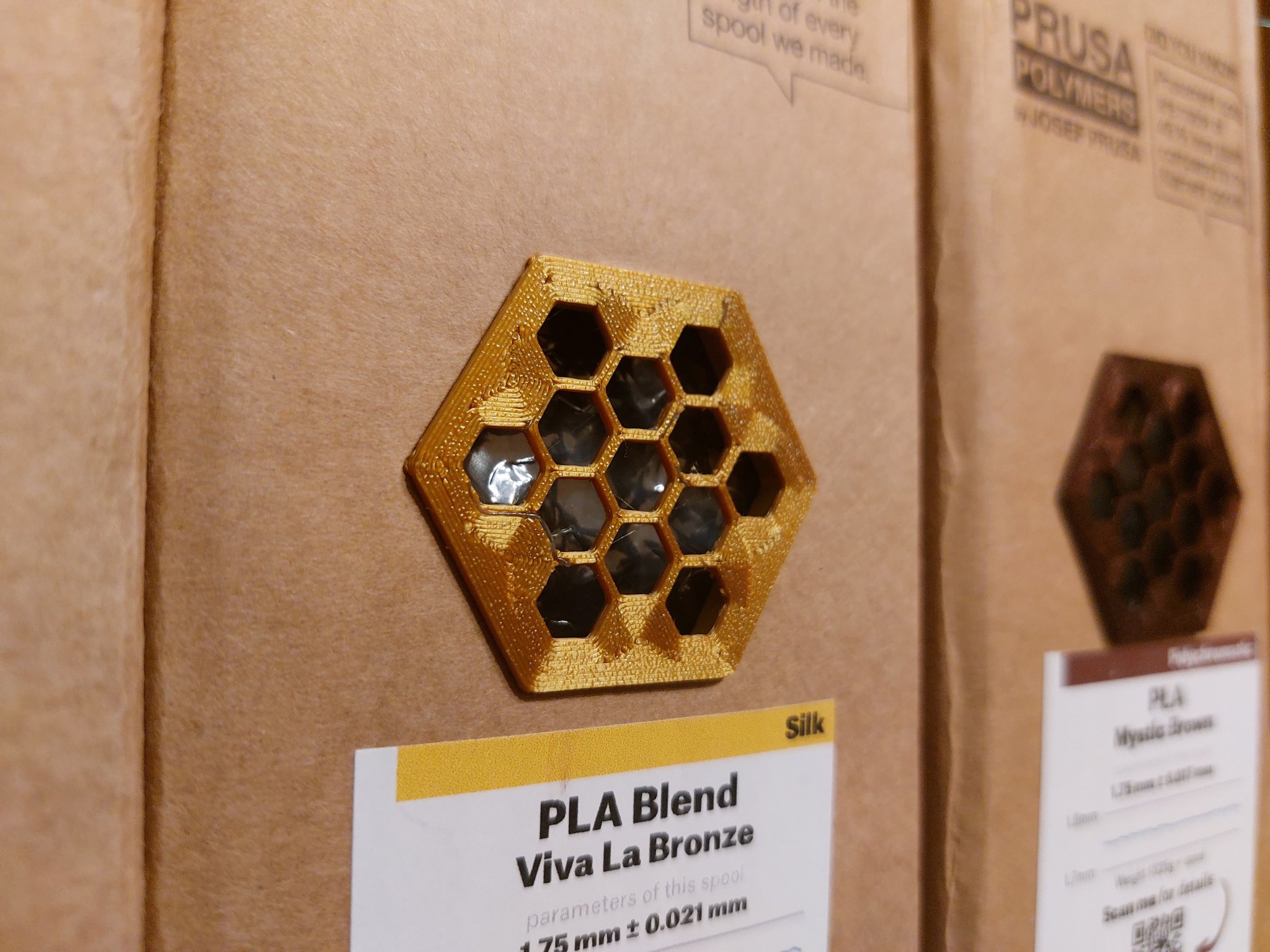 Mẫu trưng bày Prusament cho cửa sổ hộp