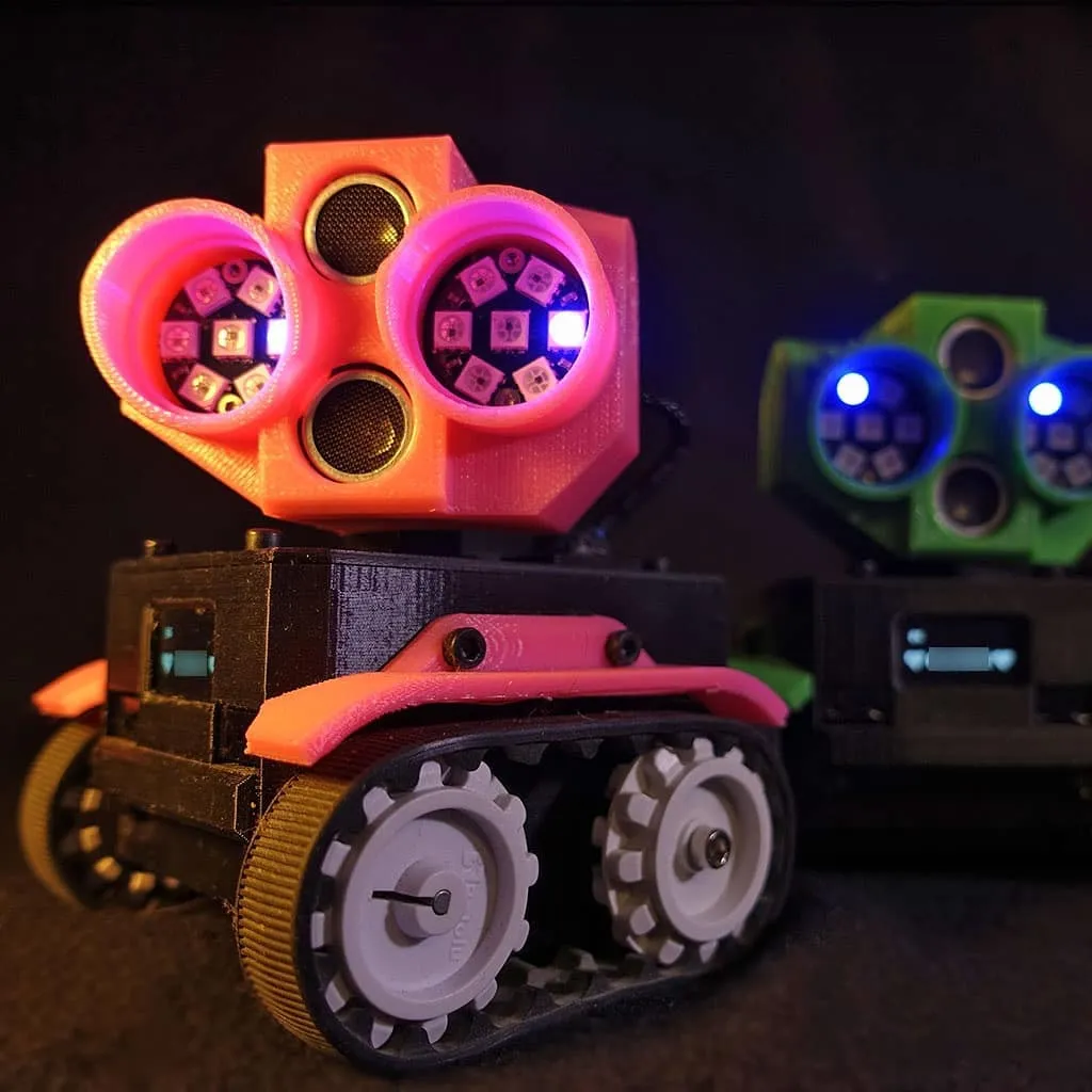 Robot dễ thương cho trẻ em sử dụng kit sumo Pololu