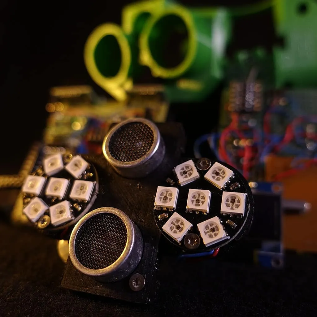 Robot dễ thương cho trẻ em sử dụng kit sumo Pololu