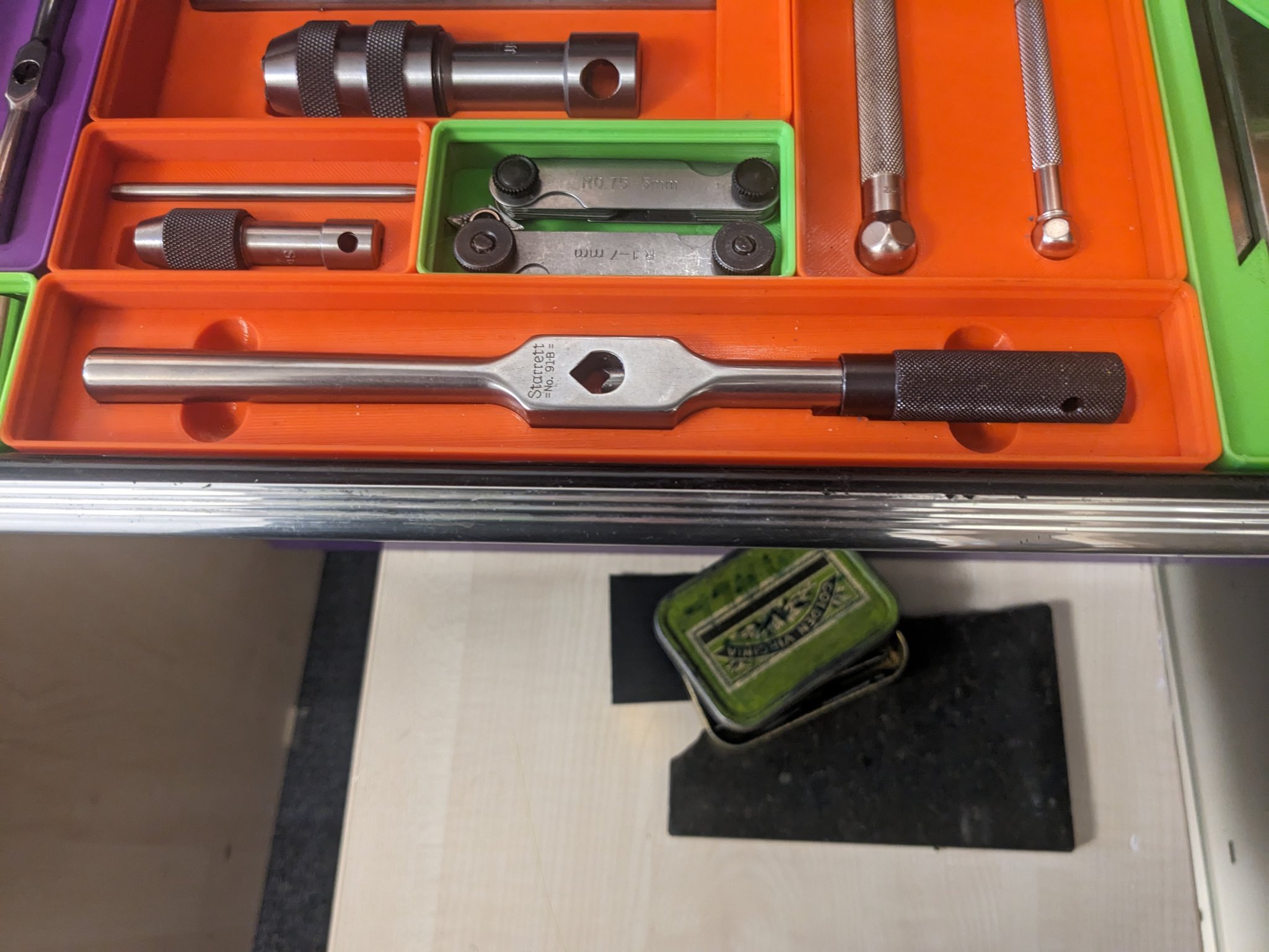 Giá đỡ tay cầm và chìa khóa Starrett 91B cho Gridfinity