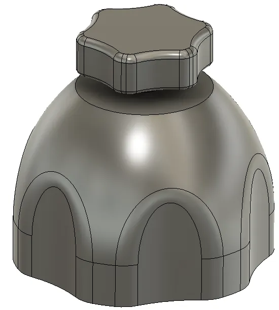 Bộ điều khiển tay cho van làm nóng nước Wavin Tigris