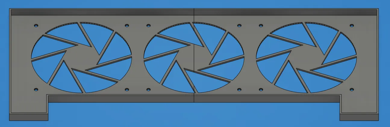 Giá đỡ quạt 120mm cho khung máy chủ Norco 4U