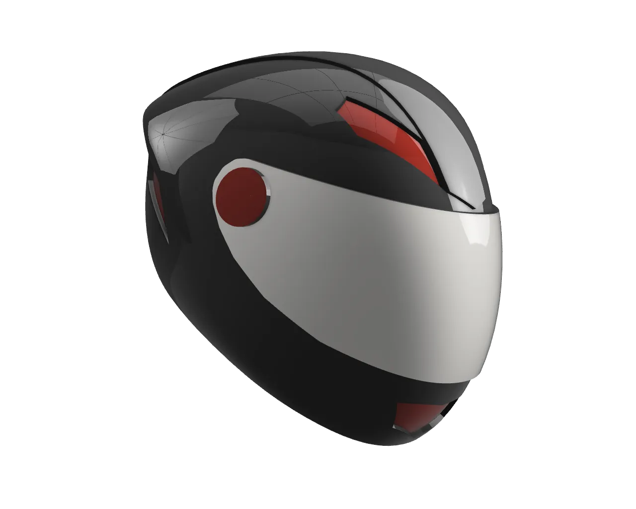 Móc khóa hình mũ bảo hiểm moto trang trí cho chìa khóa