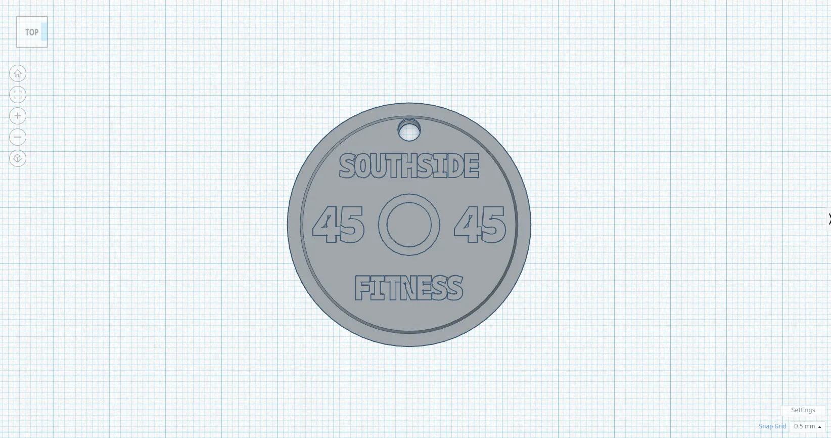 Chìa khóa RFID hình tạ thể hình độc đáo