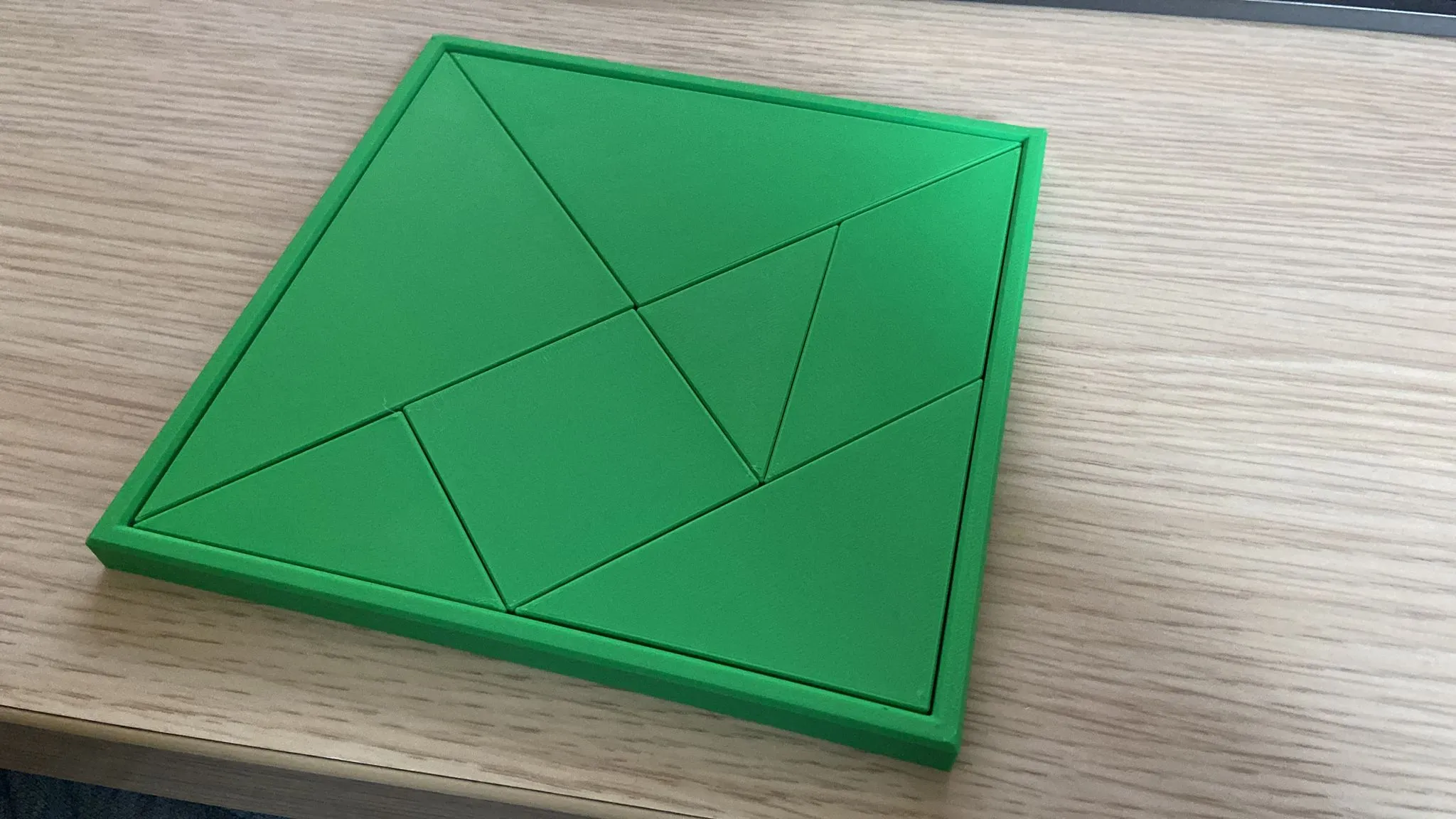Tangram 15x15 với đế cho trẻ em