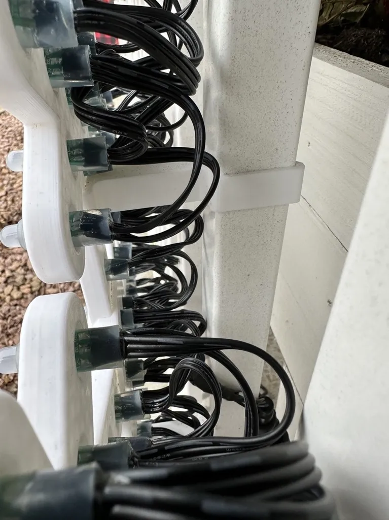 Giá đỡ LED hình bông tuyết cho lan can vuông