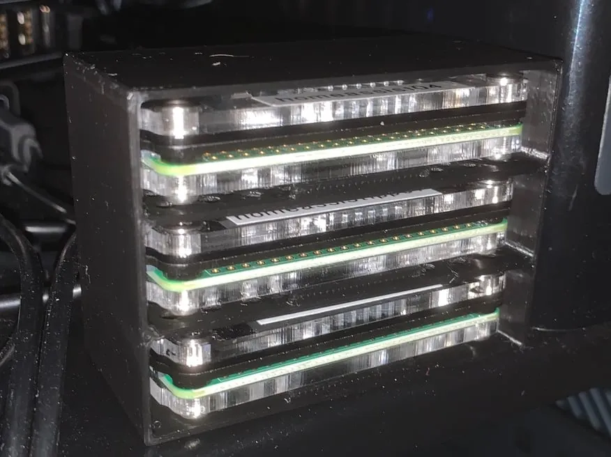 Giá đỡ Raspberry Pi Zero gọn gàng cho 2-6 thiết bị