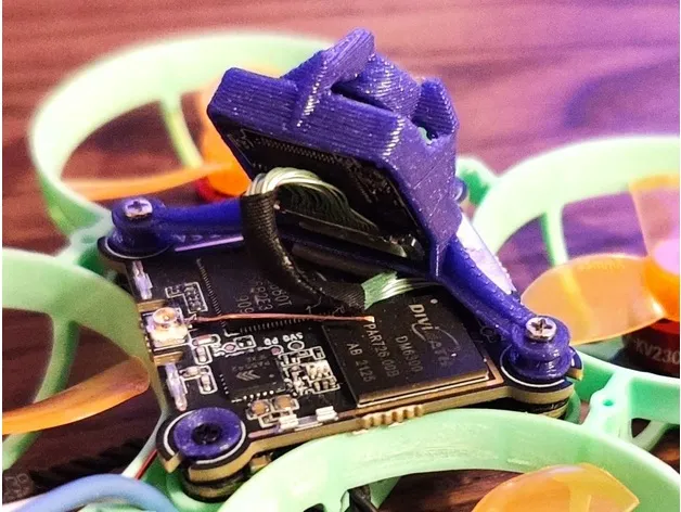 Giá đỡ camera TPU cho Tinywhoop với góc nghiêng 15-55°