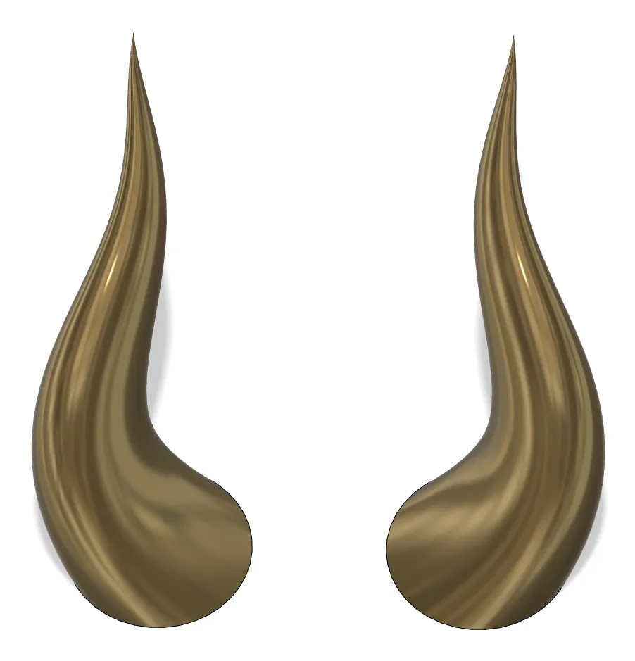 Sừng quỷ mịn cho cosplay và Halloween