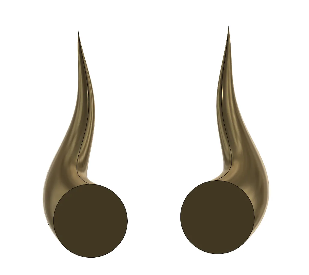 Sừng quỷ mịn cho cosplay và Halloween