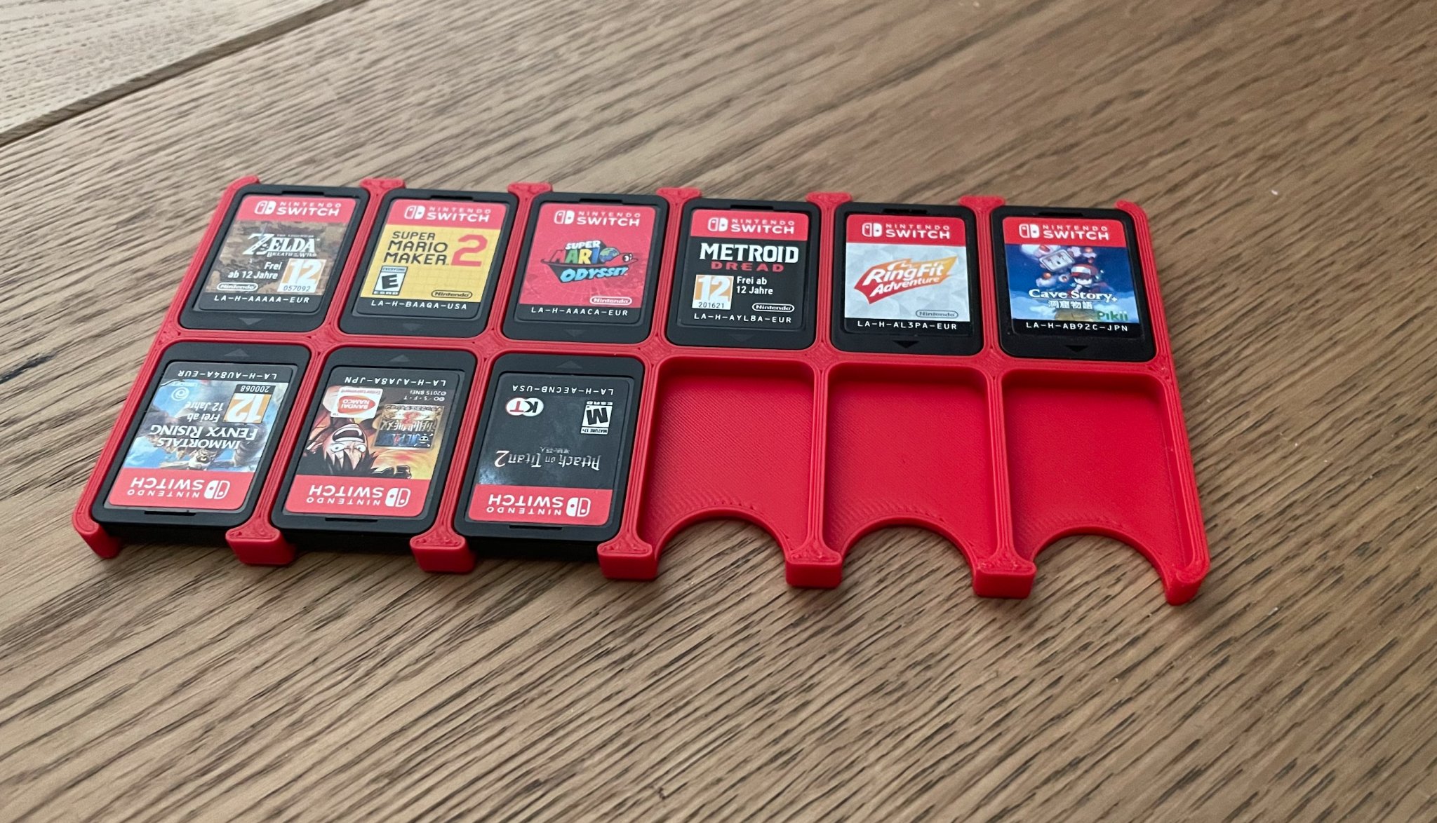 Giá đỡ trò chơi Nintendo Switch cho 6 hoặc 12 băng cartridge