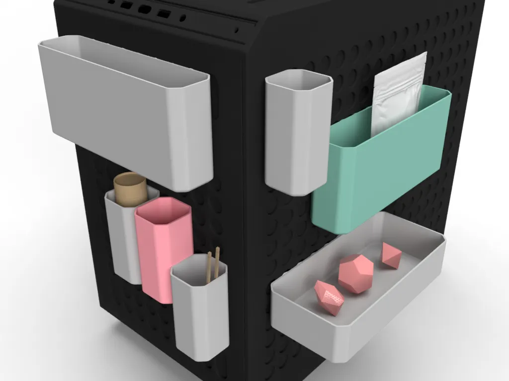 Giá đỡ và khay tùy chỉnh cho Qube 500