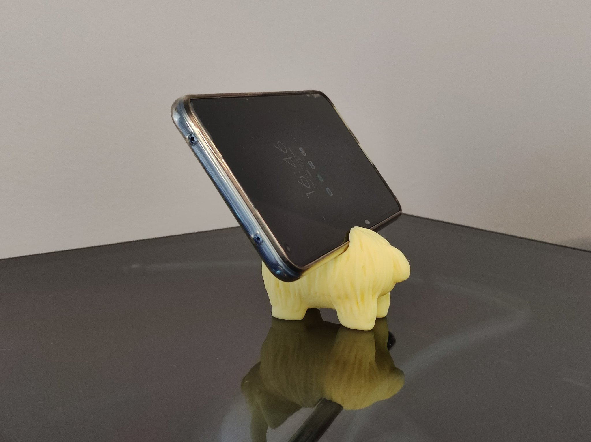 Giá đỡ điện thoại hình bò Highland nhỏ dễ thương