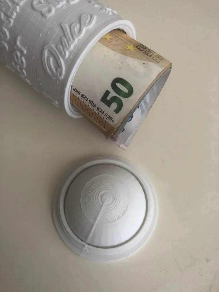 BÌNH CHỨA VỚI NGĂN KÍN ĐỂ TIỀN AN TOÀN TẠI NHÀ