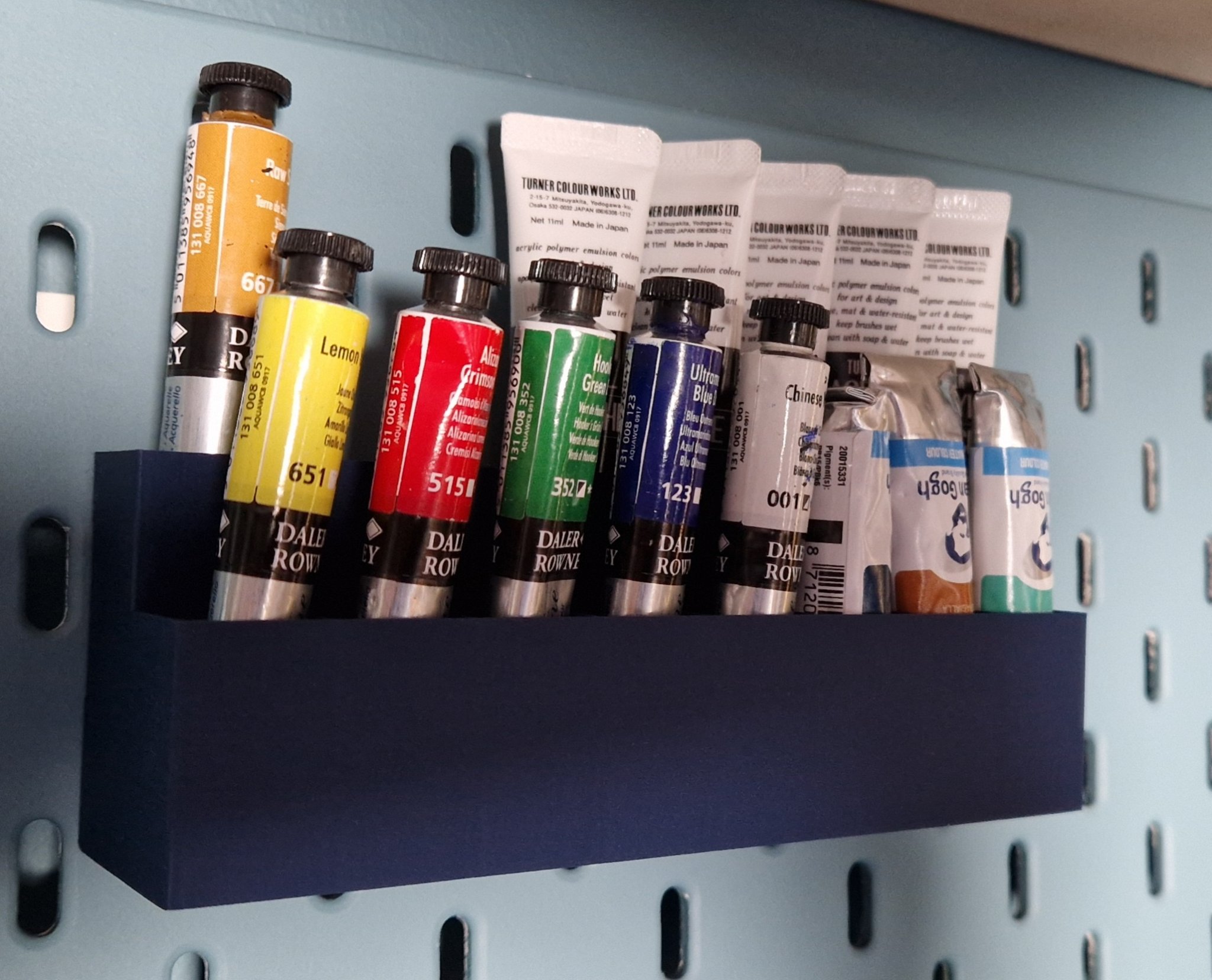 Giá đỡ ống sơn Skadis cho Ikea với hai kích thước 18mm và 25mm