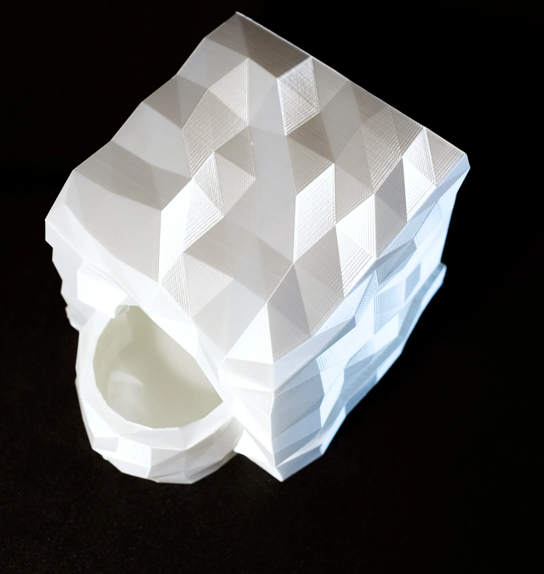 Nơi trú ẩn ẩm cho bò sát LowPoly góc terrarium