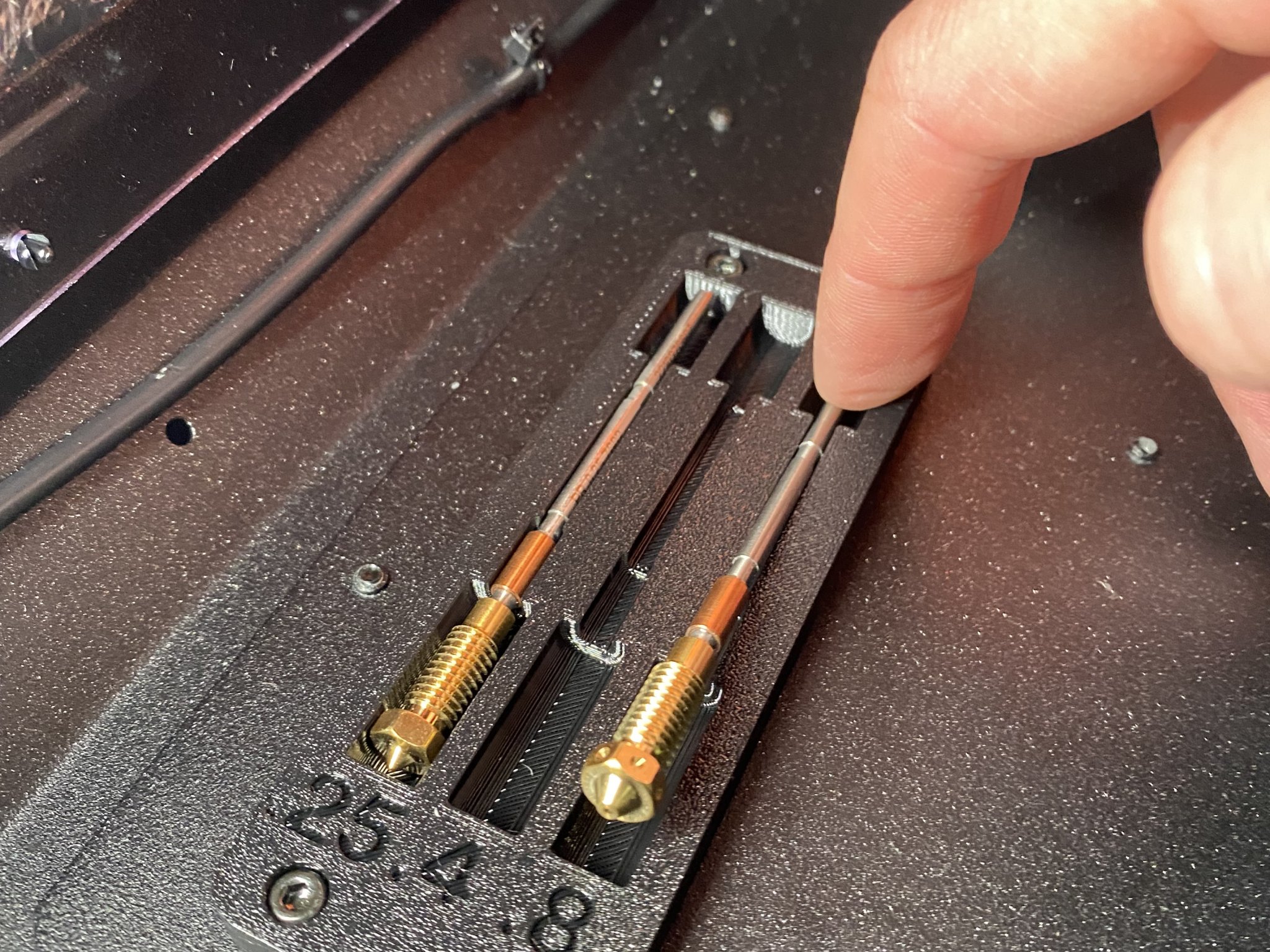 Khay giữ vòi phun MK4 cho vỏ Prusa gốc (bên trái)