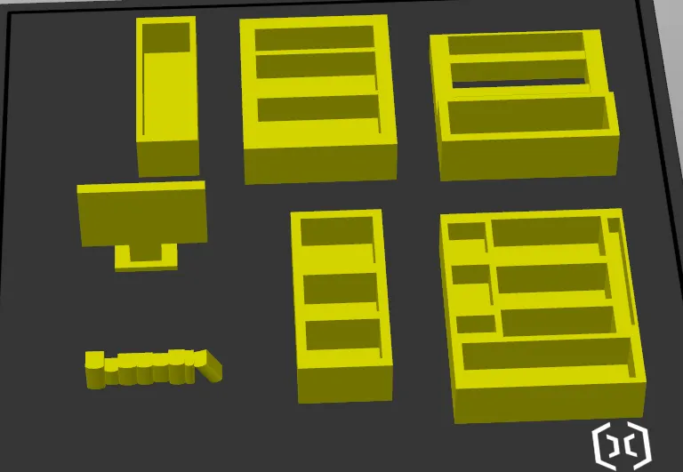 Nội thất phòng khách cho ngôi nhà búp bê