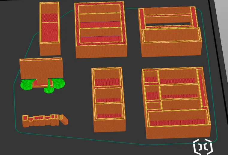 Nội thất phòng khách cho ngôi nhà búp bê