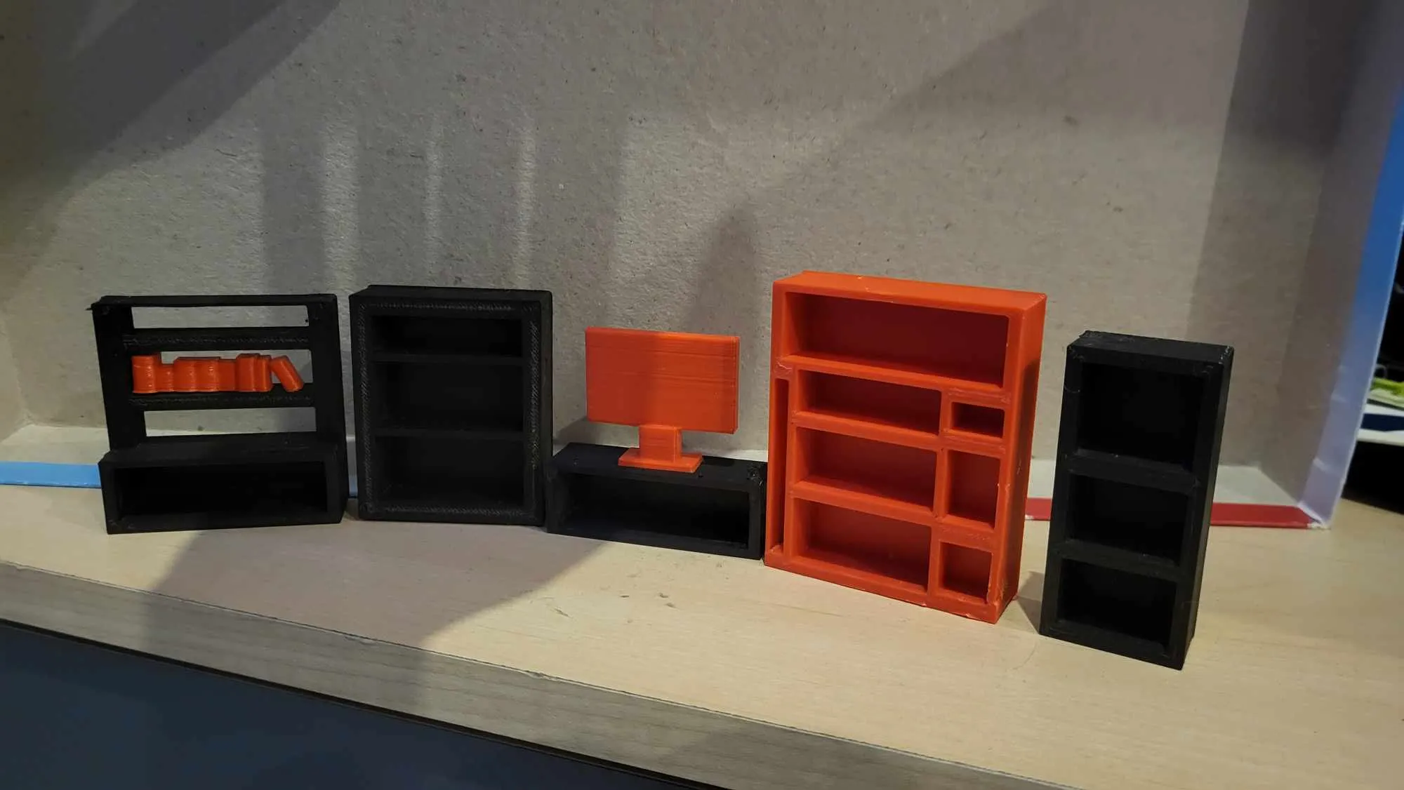 Nội thất phòng khách cho ngôi nhà búp bê