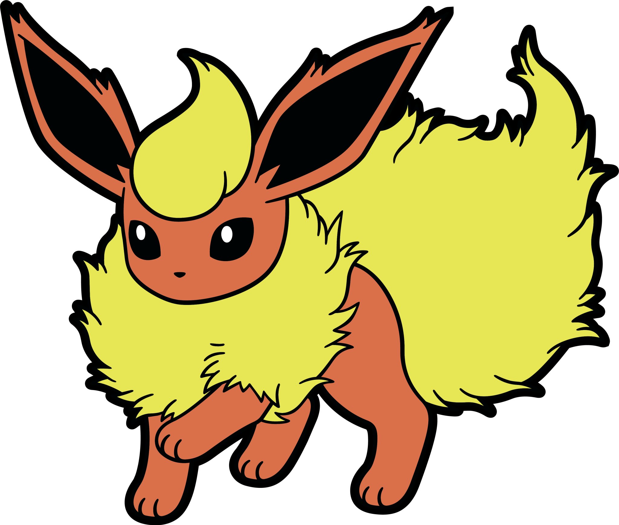 Mô hình Flareon đa sắc màu trong nghệ thuật HueForge