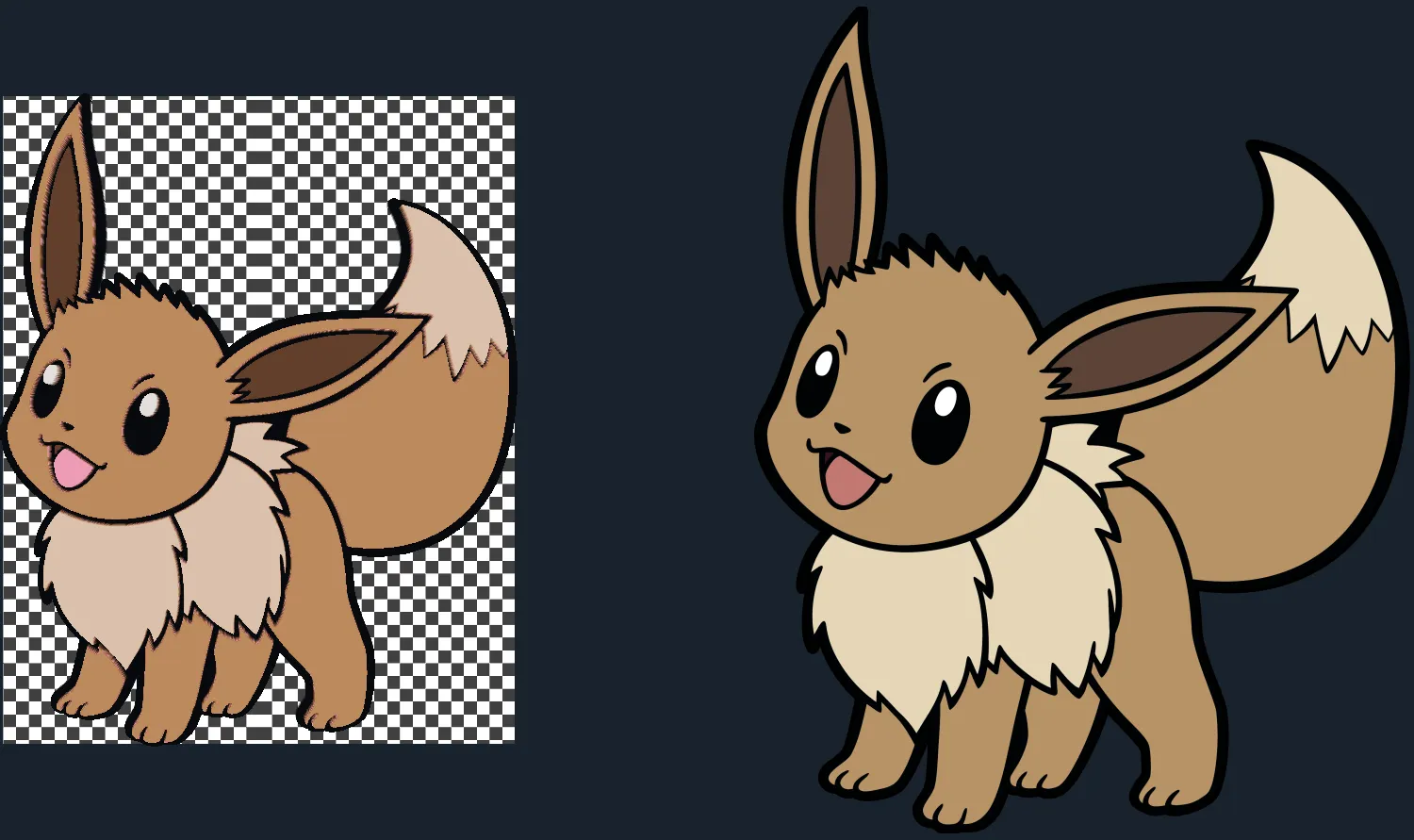 Eevee đa sắc màu trong nghệ thuật vẽ filament HueForge