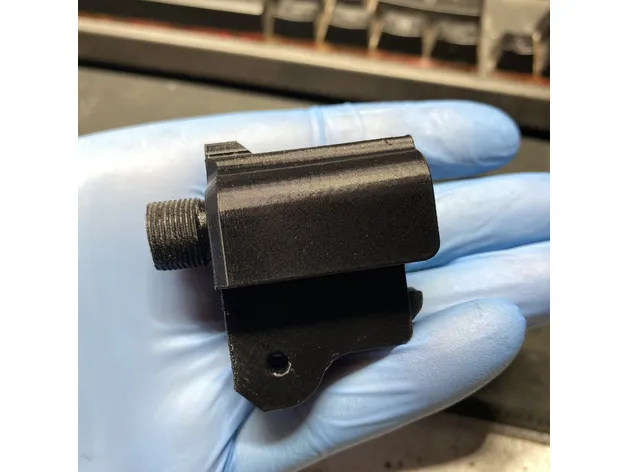 Thân súng Harlot có ren 1/2-28 bên phải