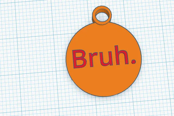 Móc khóa nhân vật Bruh độc đáo