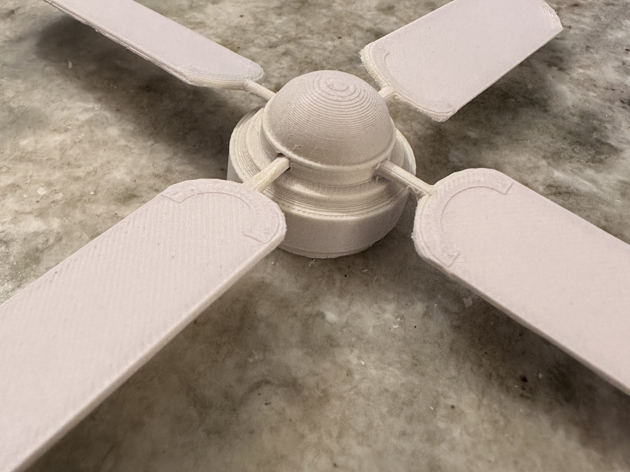 Quạt trần mini cho đồ nội thất nhà búp bê