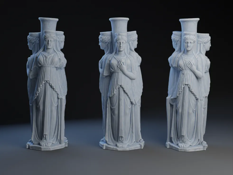 Tượng thần Hecate Triformis bảo vệ thế giới ngầm