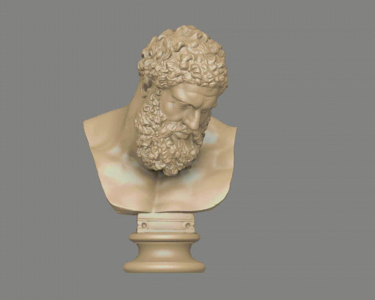 Tượng bán thân Hercules Farnese bằng đá cẩm thạch