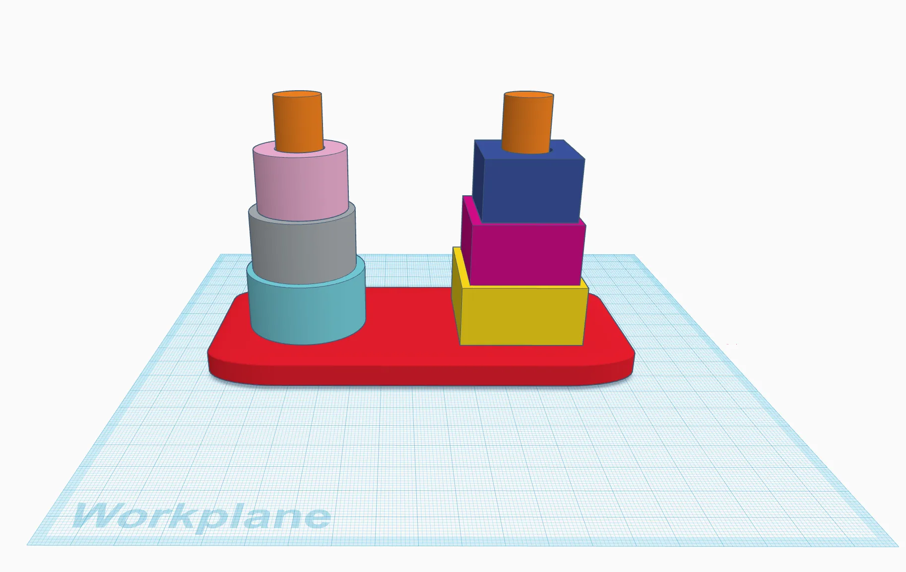 Tháp xếp chồng cho trẻ em từ 2 tuổi trở lên