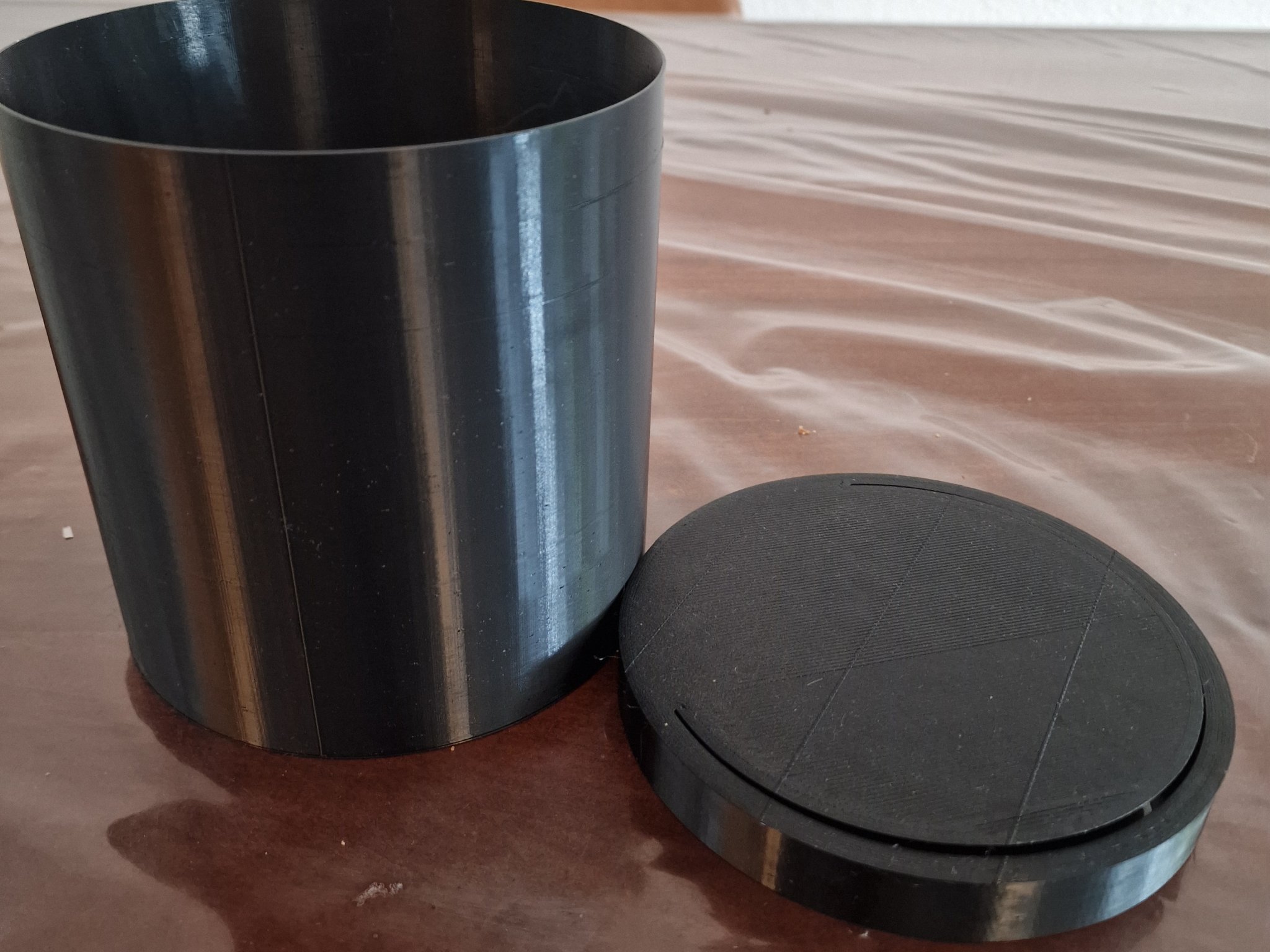 Thùng rác để bàn dễ in không cần hỗ trợ