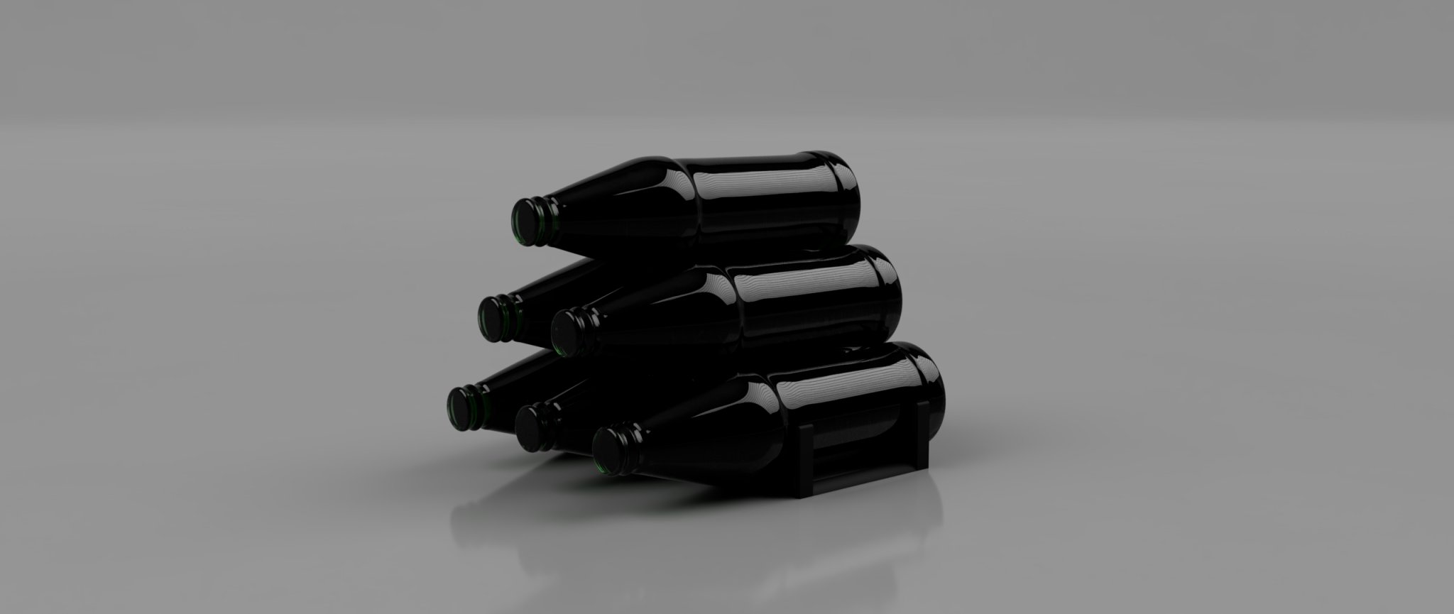 Giá đỡ chai bia cho 6 chai 0,5l